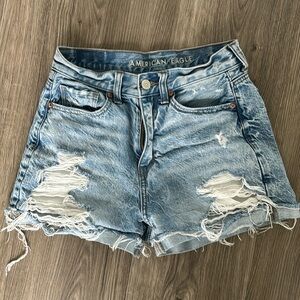 American Eagle Denim Mom Shorts